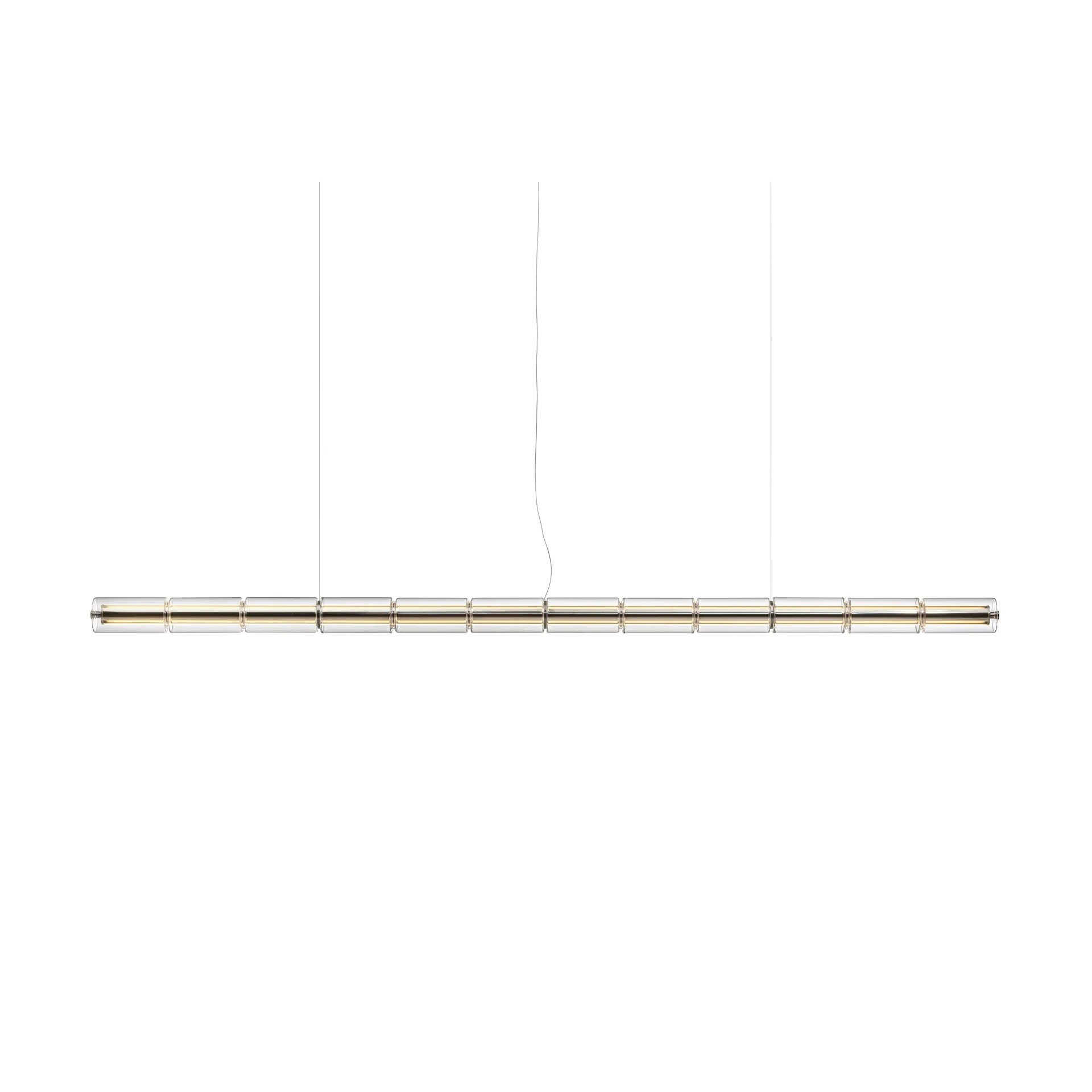 Luce Cilindrica S3 Pendelleuchte 248,8 cm, Glass Flos