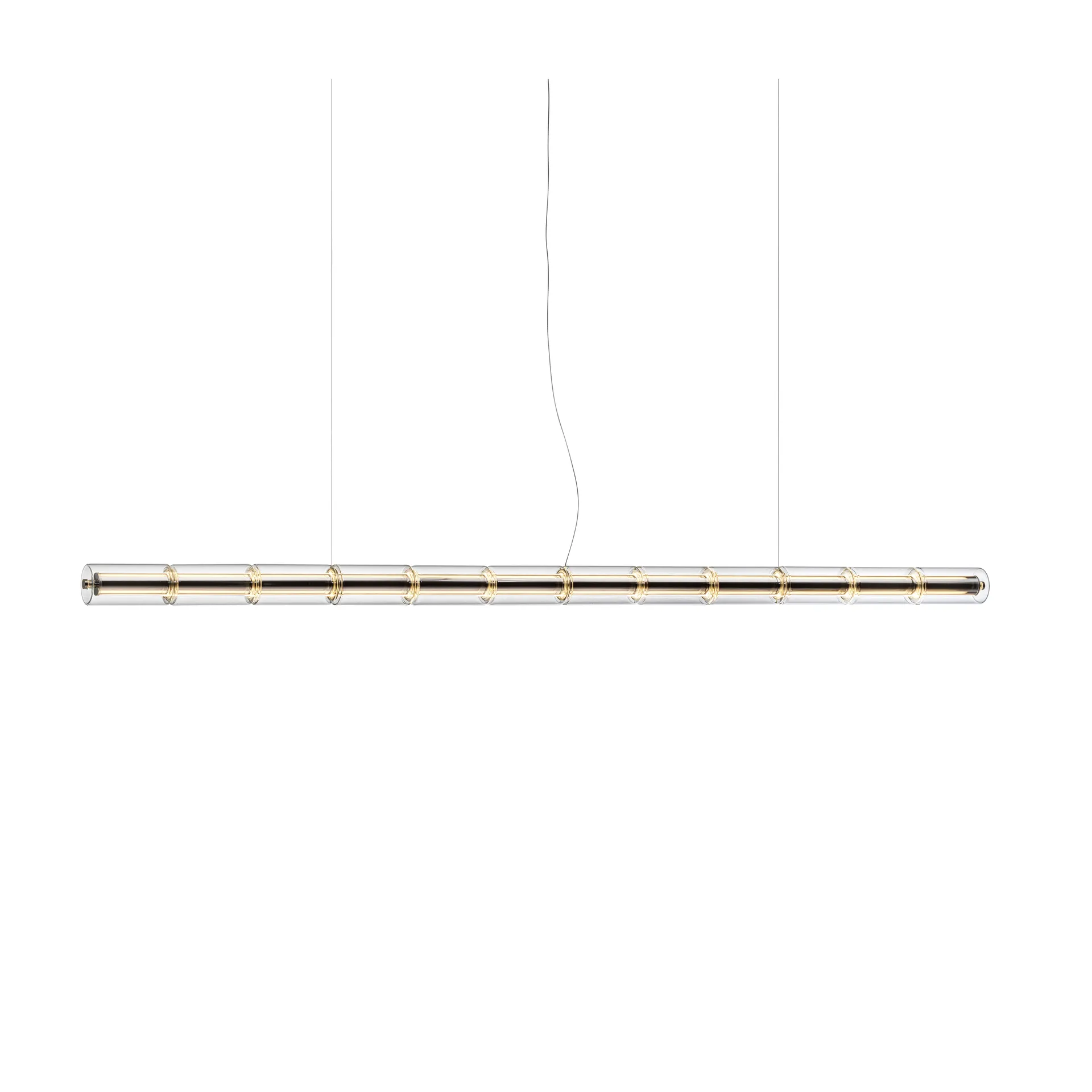 Luce Cilindrica S3 Pendelleuchte 248,8 cm, Glass Flos