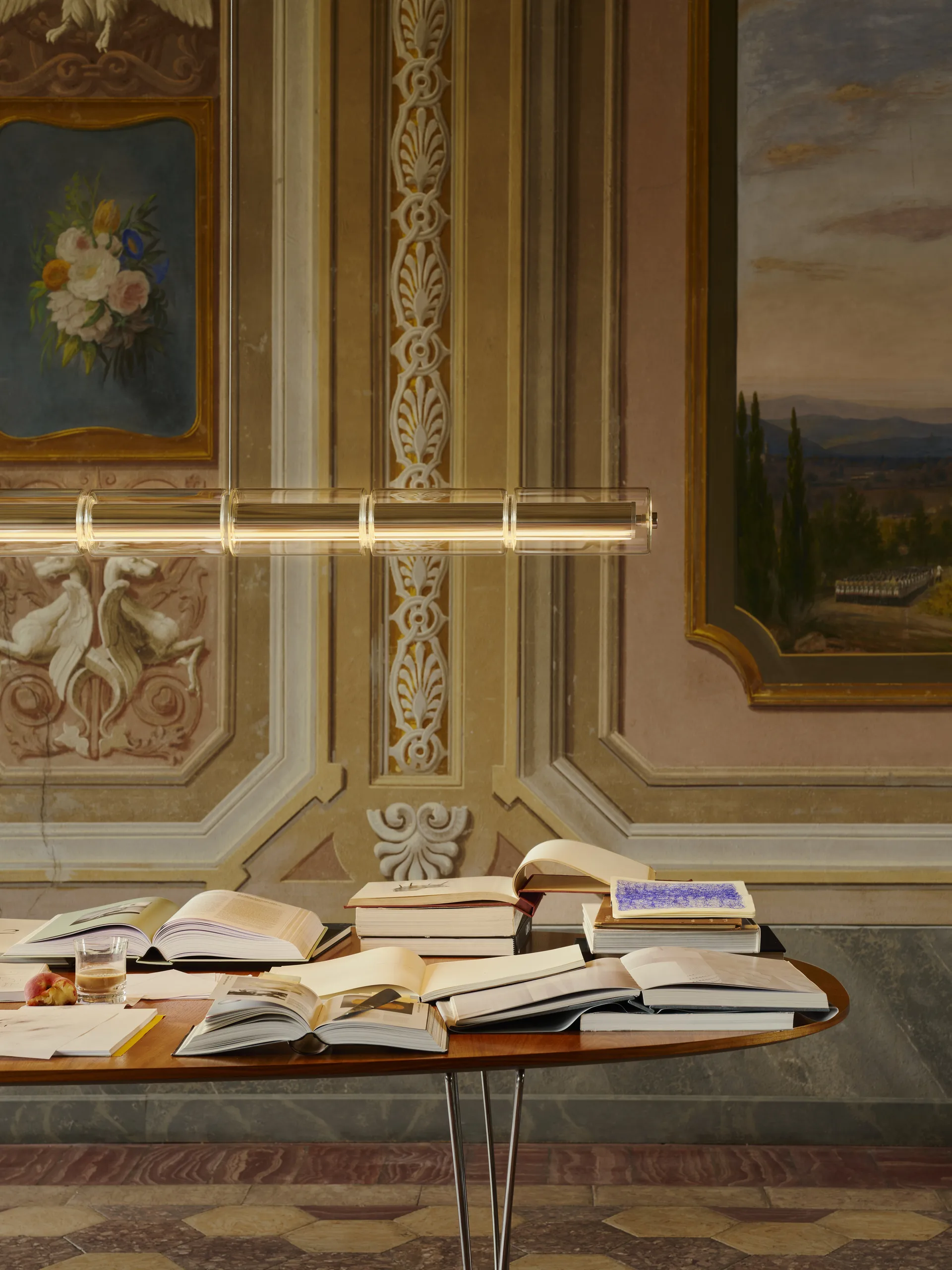 Luce Cilindrica S3 Pendelleuchte 248,8 cm, Glass Flos