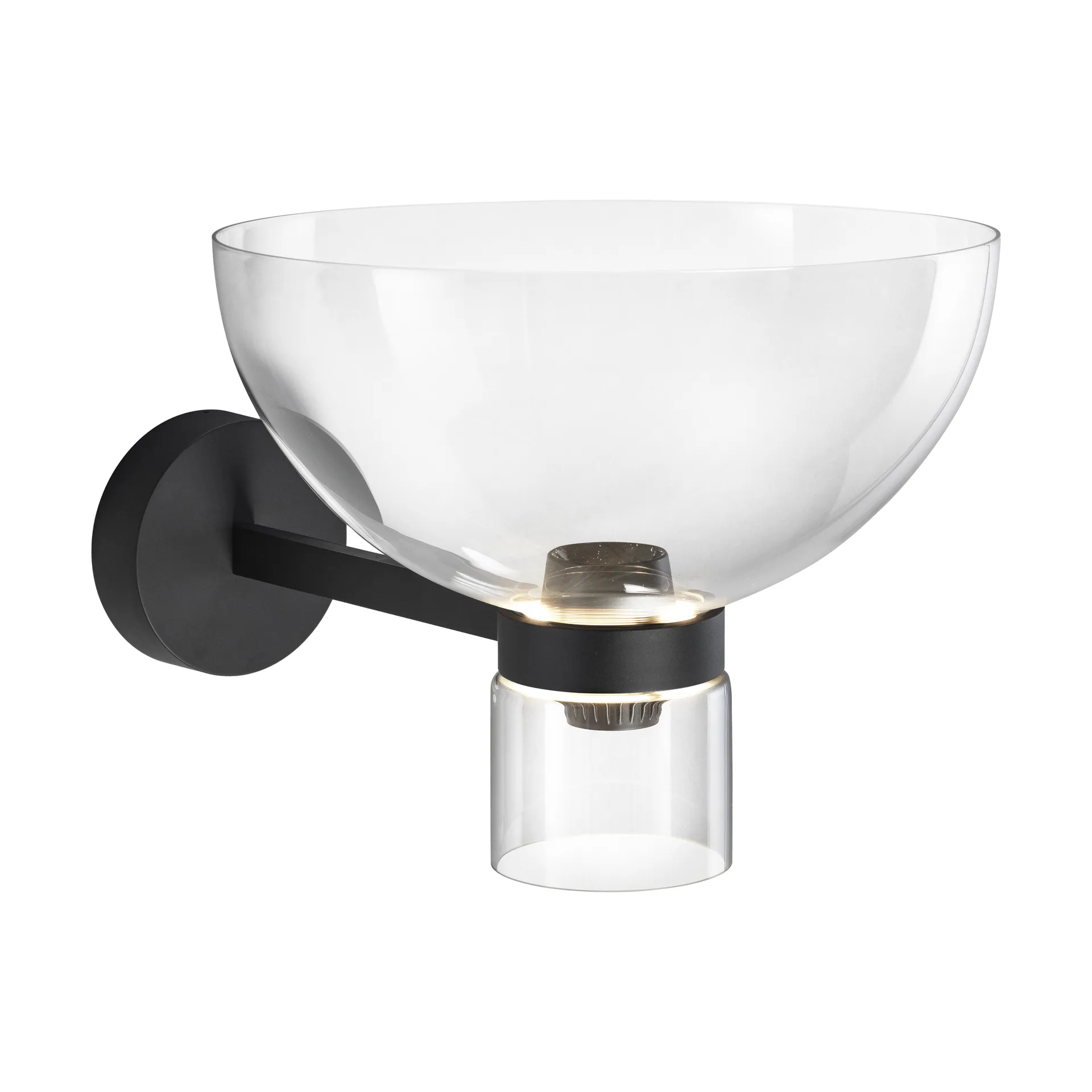 Nocturne Bowl Wandleuchte - Schwarz,  Flos