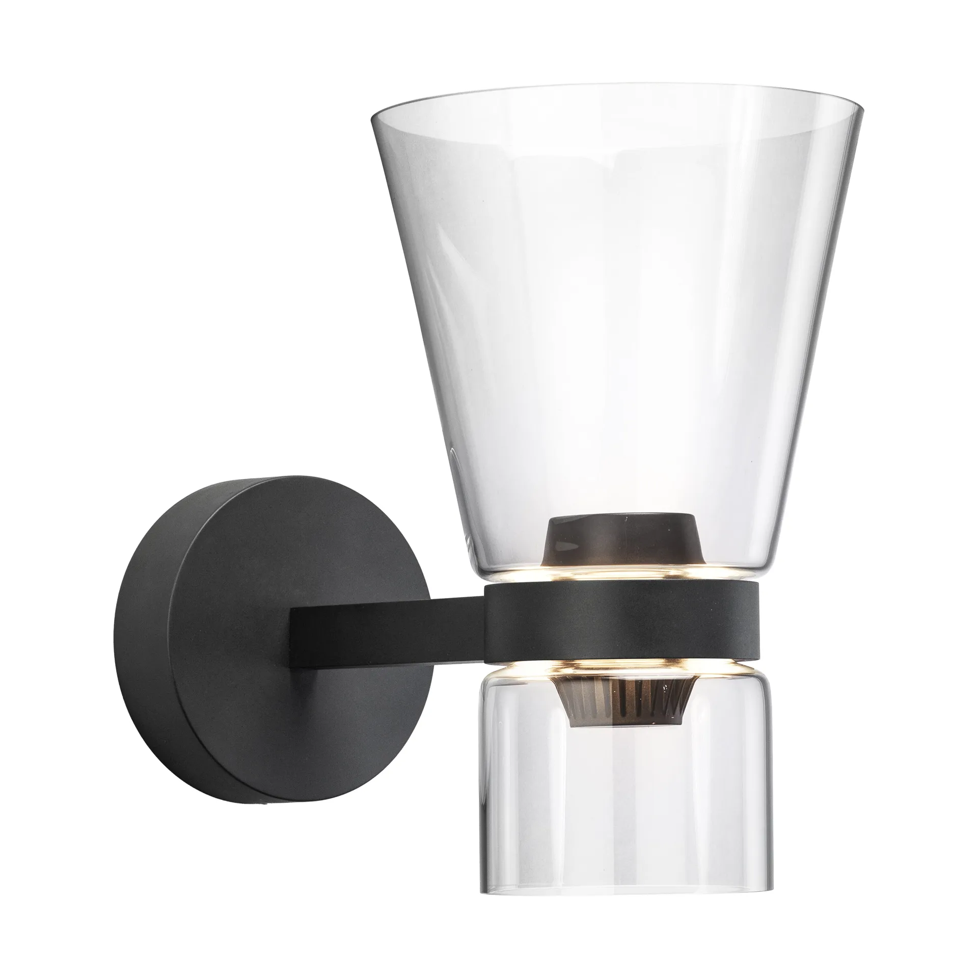 Nocturne Cone Wandleuchte - Schwarz,  Flos
