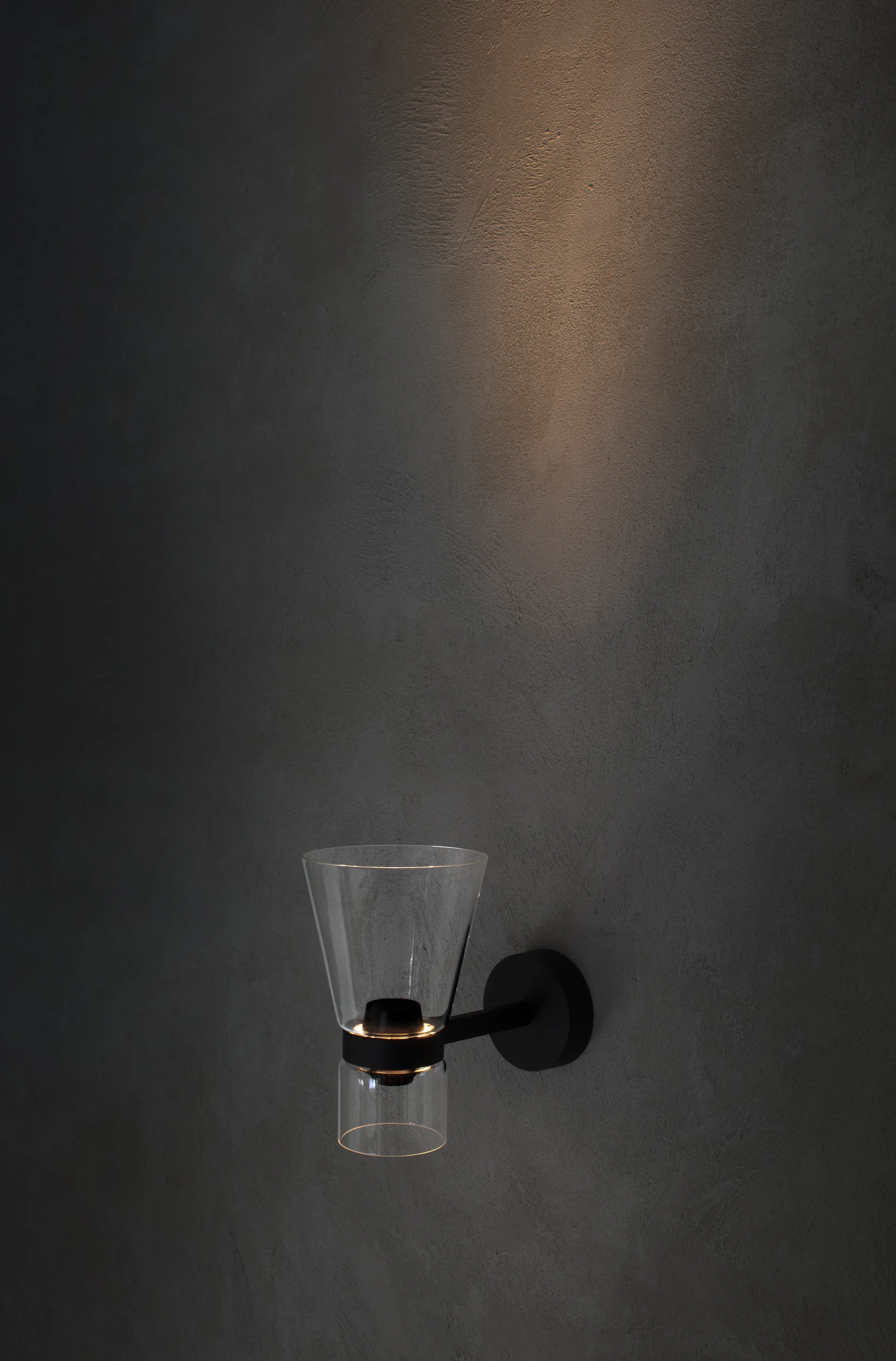 Nocturne Cone Wandleuchte - Schwarz,  Flos