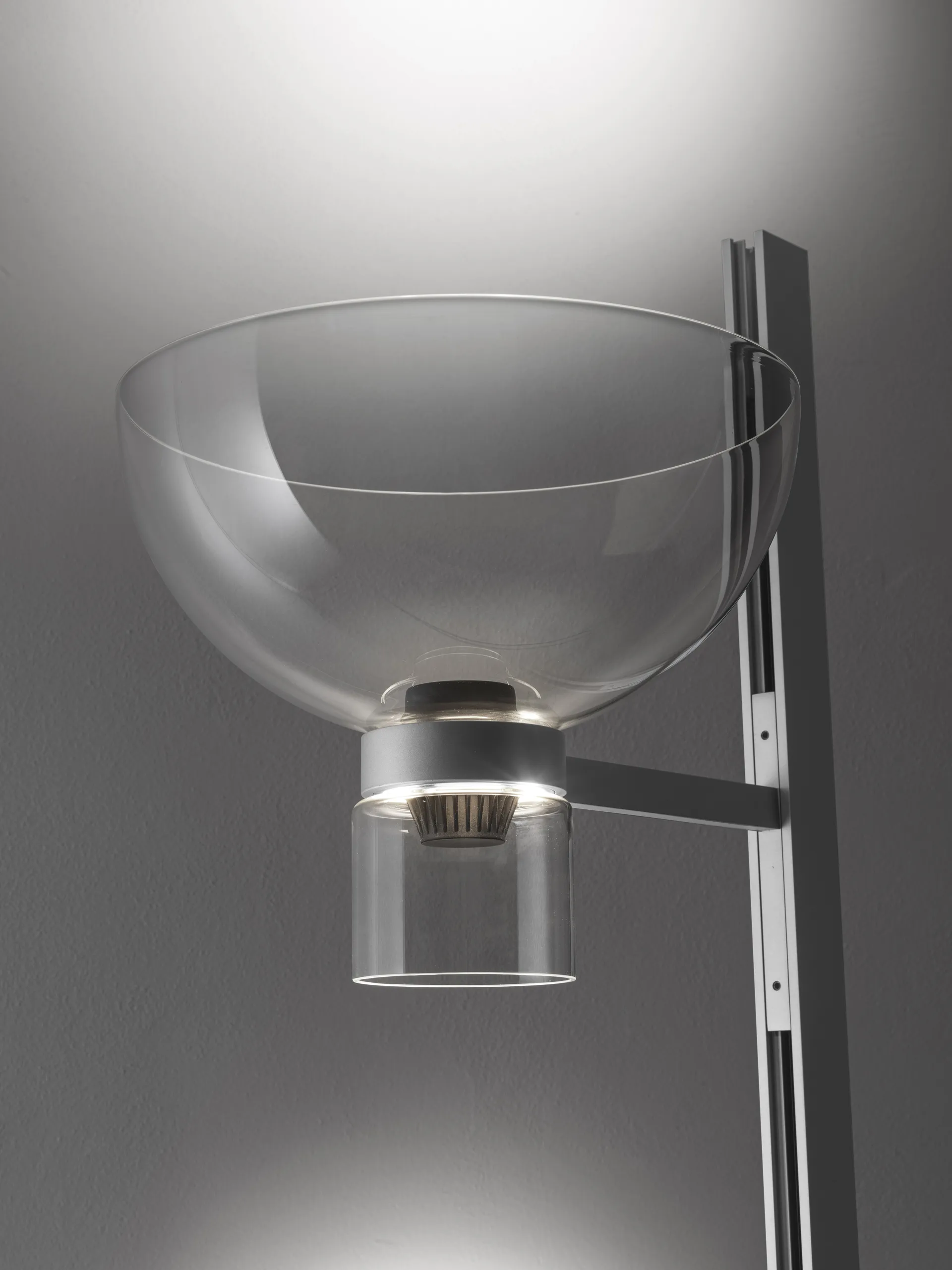 Nocturne F1 bowl Stehleuchte - Silber,  Flos