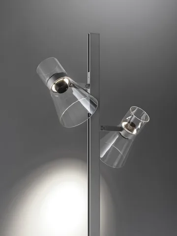 Nocturne F2 cone Stehleuchte - Silver - Flos