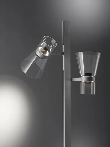 Nocturne F2 cone Stehleuchte - Silver - Flos
