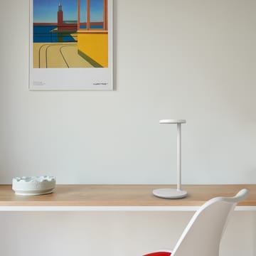 Oblique Qi Tischleuchte - Sage - Flos
