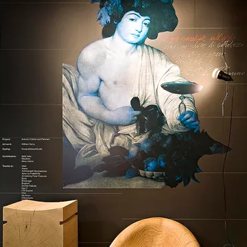 Parentesi Steh- und Deckenleuchte - Nickel - Flos