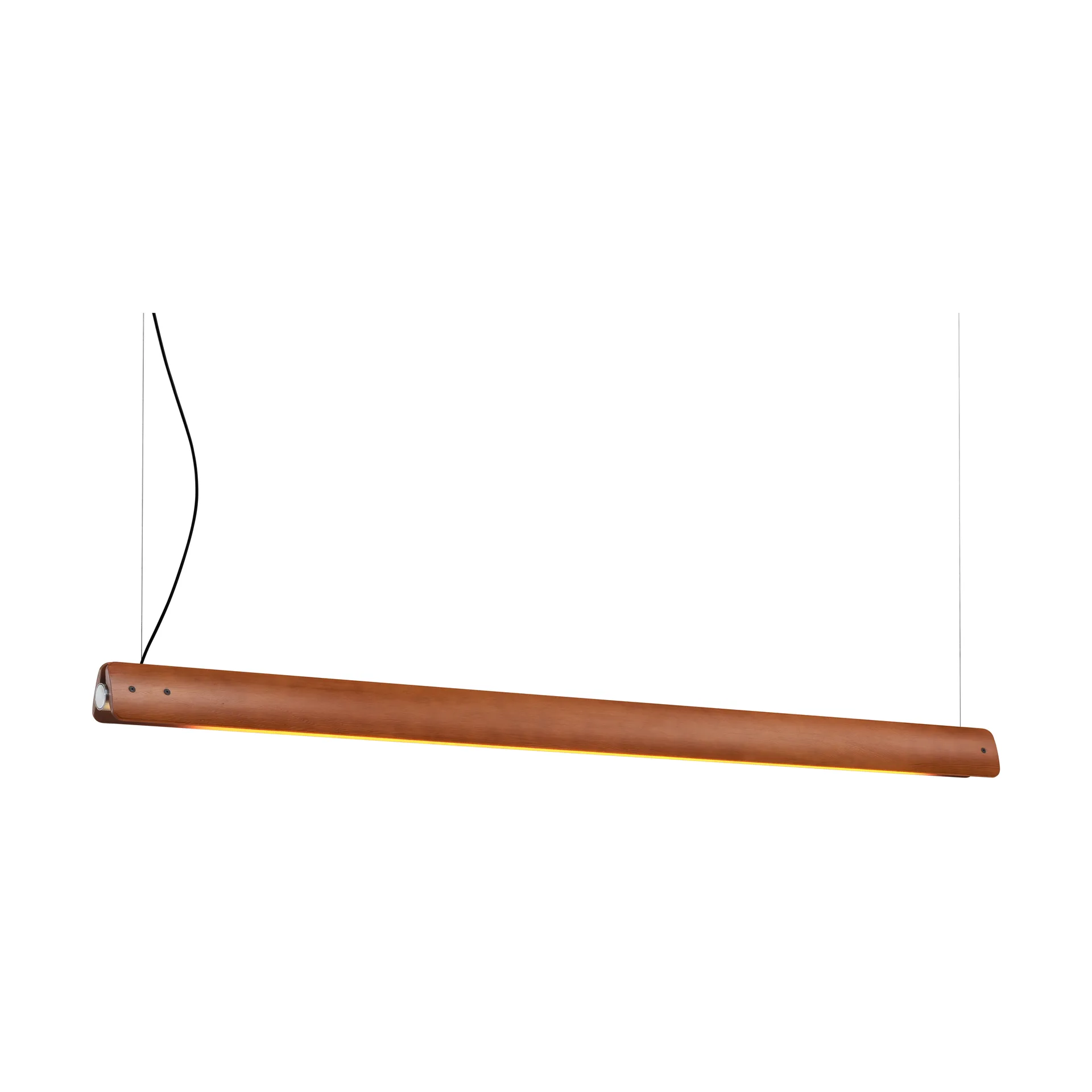 Seki-han Pendelleuchte 169,2 cm, Heat treatened ash-black metal Flos