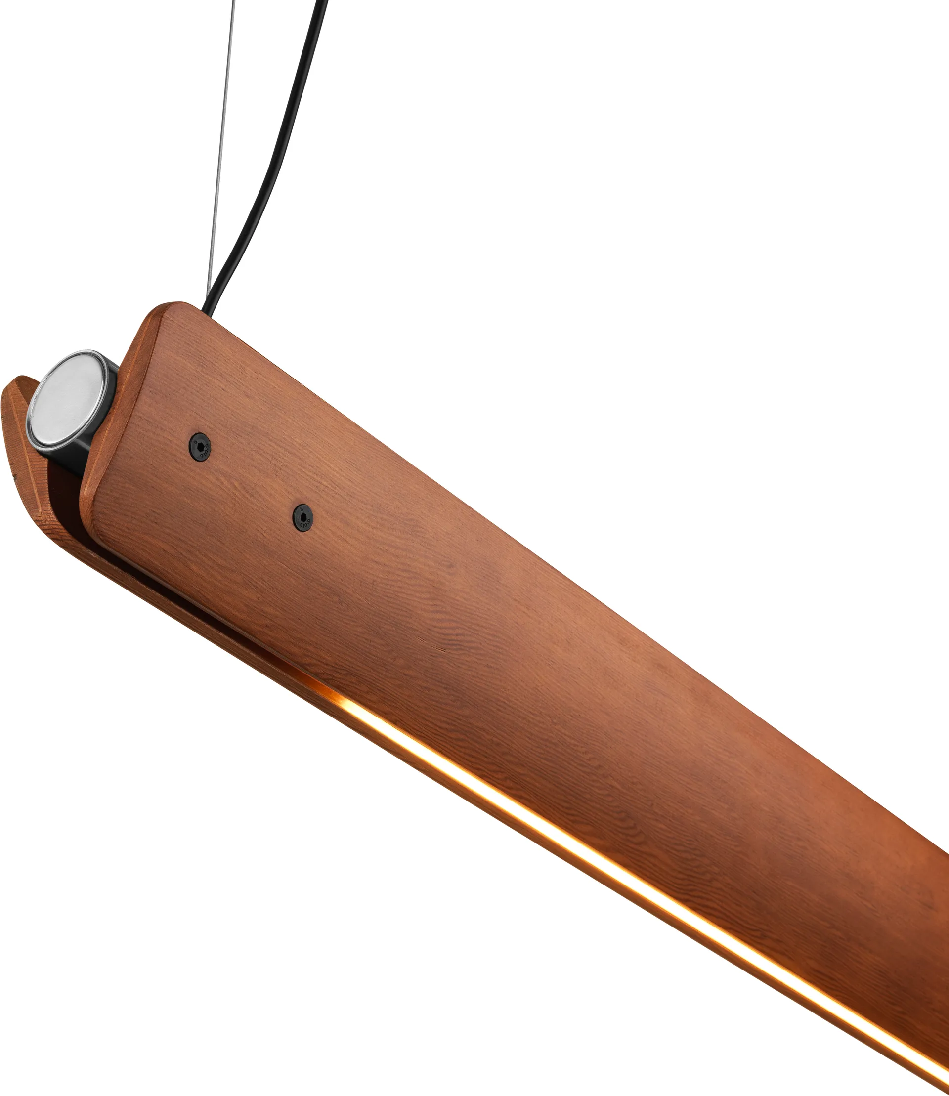 Seki-han Pendelleuchte 169,2 cm, Heat treatened ash-black metal Flos