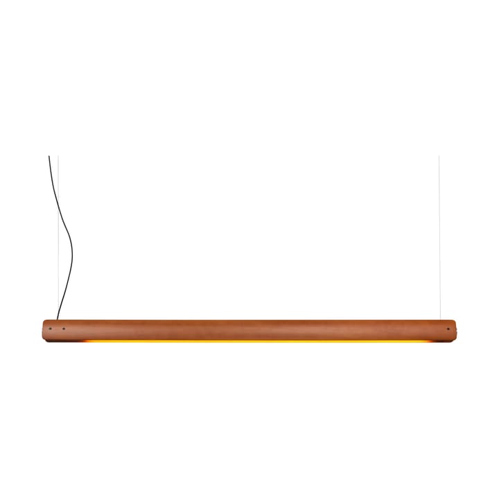 Seki-han Pendelleuchte 212,5 cm, Heat treatened ash-black metal Flos