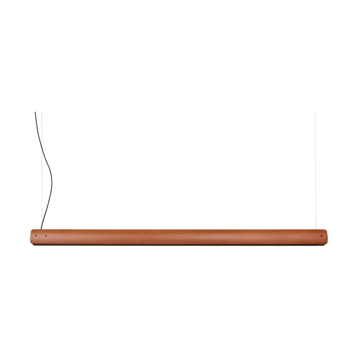 Seki-han Pendelleuchte 212,5 cm, Heat treatened ash-black metal Flos