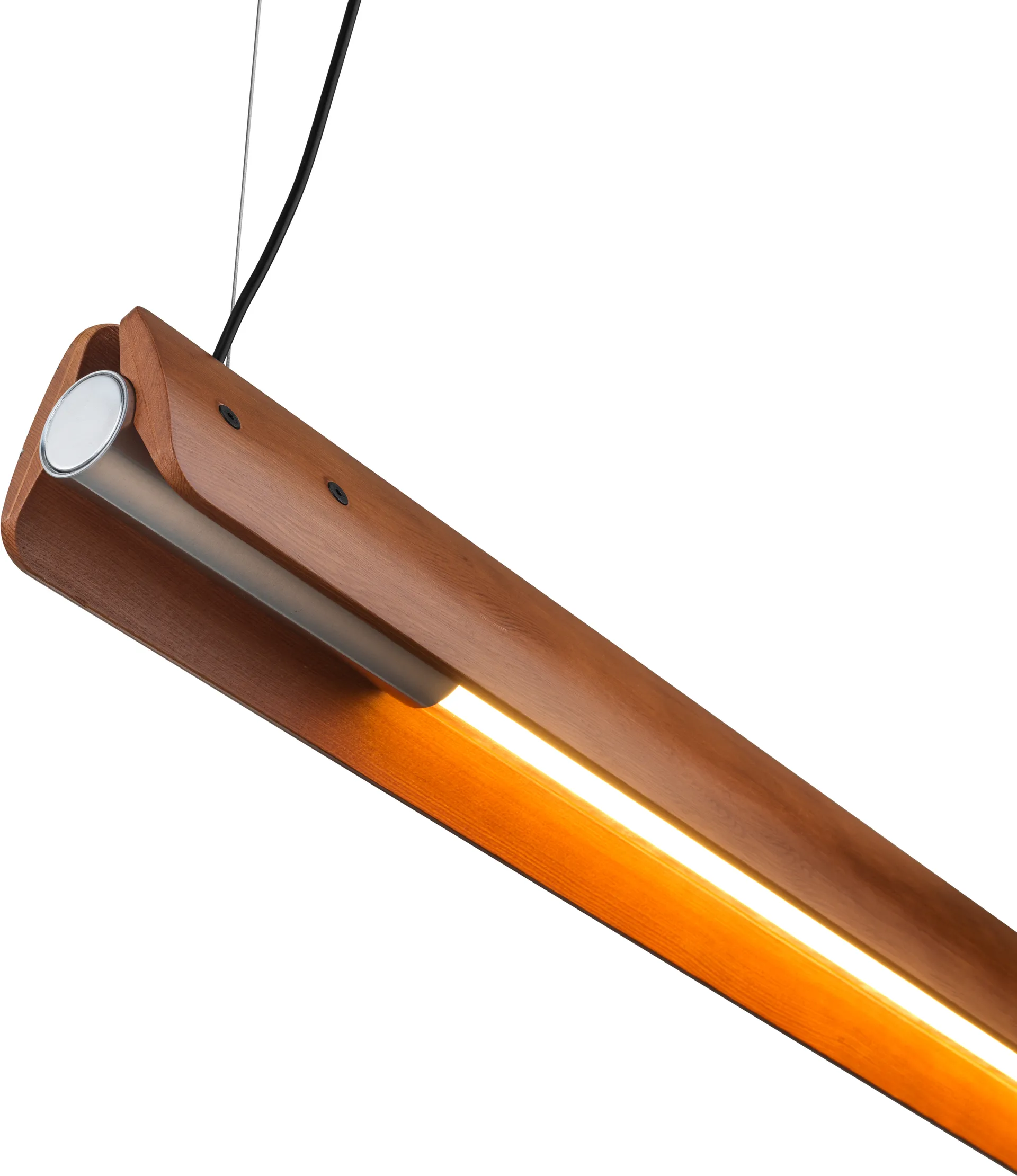 Seki-han Pendelleuchte 212,5 cm, Heat treatened ash-black metal Flos