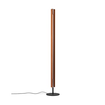 Seki-han Stehleuchte 226 cm - Heat treatened ash-black metal - Flos