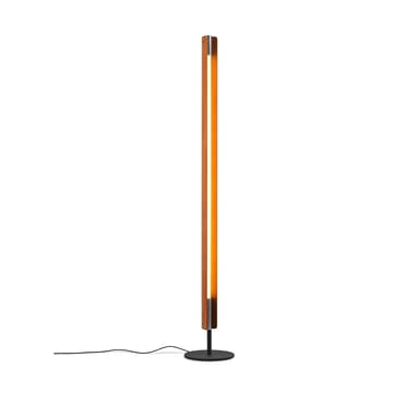 Seki-han Stehleuchte 226 cm - Heat treatened ash-black metal - Flos