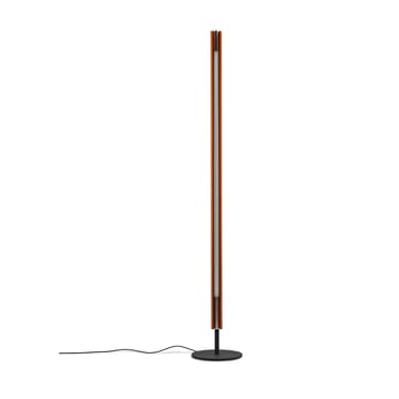 Seki-han Stehleuchte 226 cm - Heat treatened ash-black metal - Flos