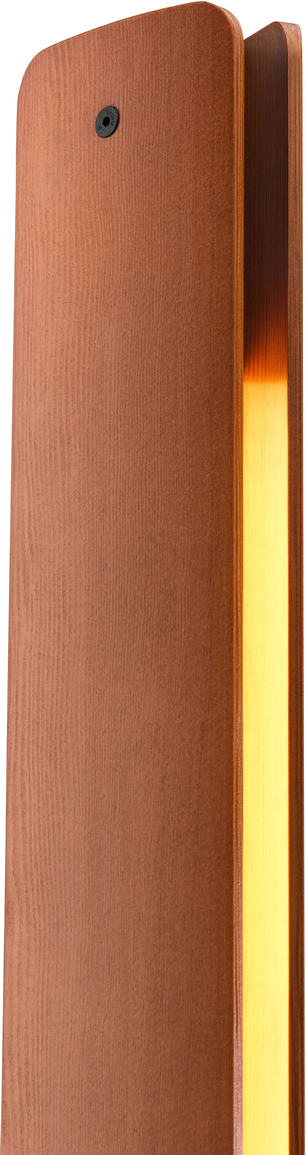 Seki-han Stehleuchte 226 cm, Heat treatened ash-black metal Flos