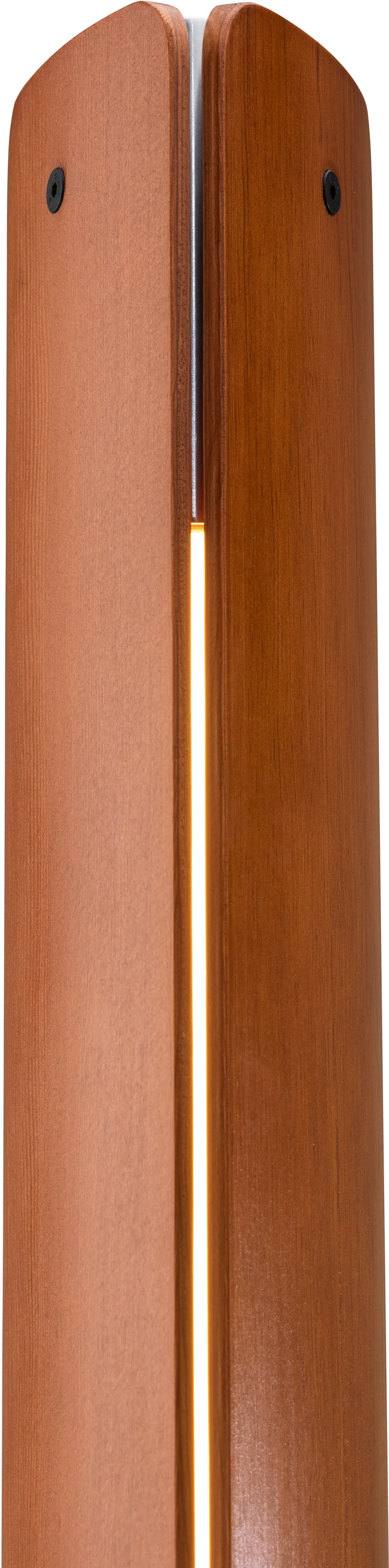 Seki-han Stehleuchte 226 cm, Heat treatened ash-black metal Flos