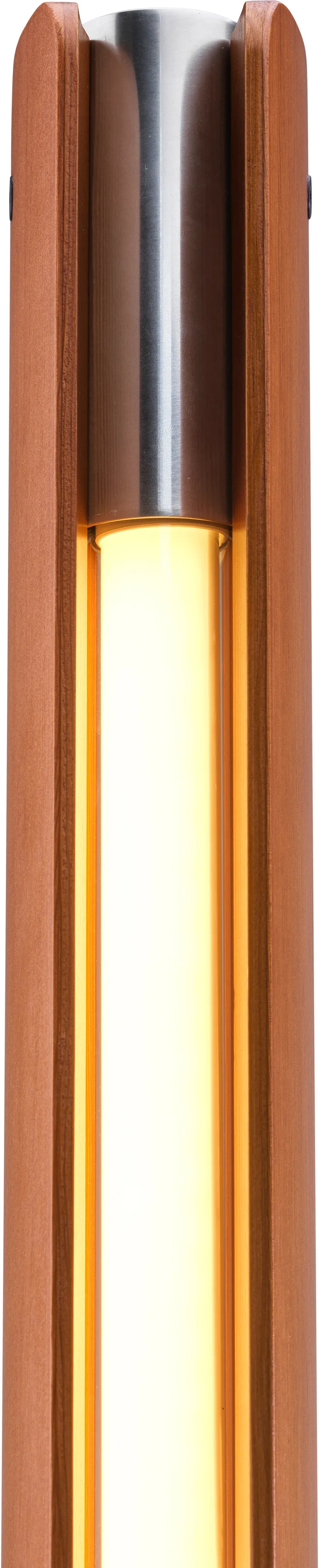 Seki-han Stehleuchte 226 cm, Heat treatened ash-black metal Flos