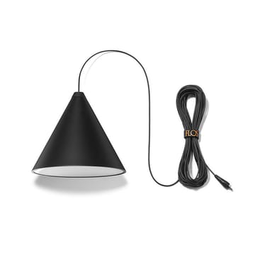 String Light Cone Pendelleuchte - Schwarz, 12 m Kabel - Flos