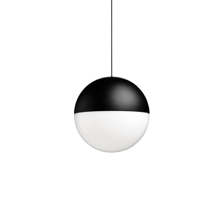 String Light Sphere Pendelleuchte - Schwarz, 22 m Kabel - Flos