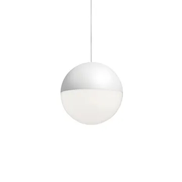 String Light Sphere Pendelleuchte - Weiß, 22 m Kabel - Flos