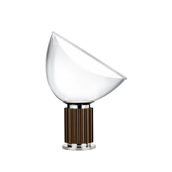 Taccia Small Tischleuchte LED 48,5 cm - Bronze-Glashaube - Flos