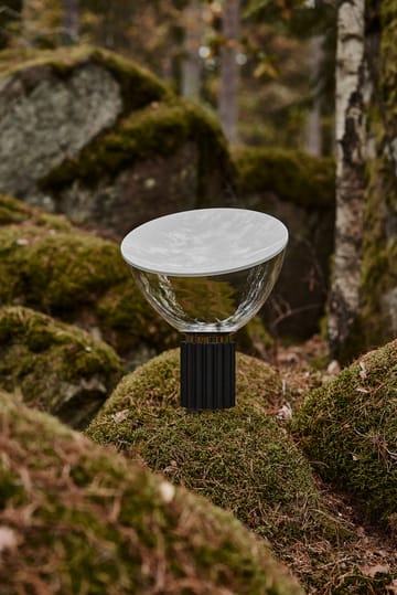 Taccia Small Tischleuchte LED 48,5 cm - Schwarz-Glaskuppel - Flos