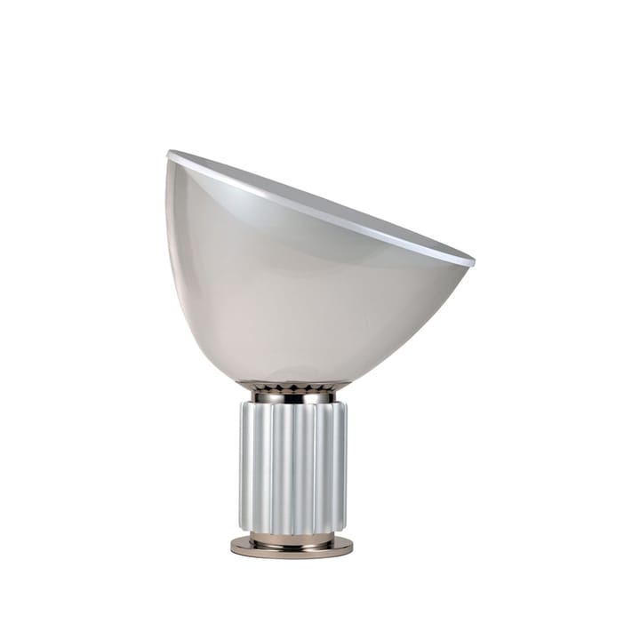 Taccia Small Tischleuchte LED 48,5 cm - Silber-Glaskuppel - Flos