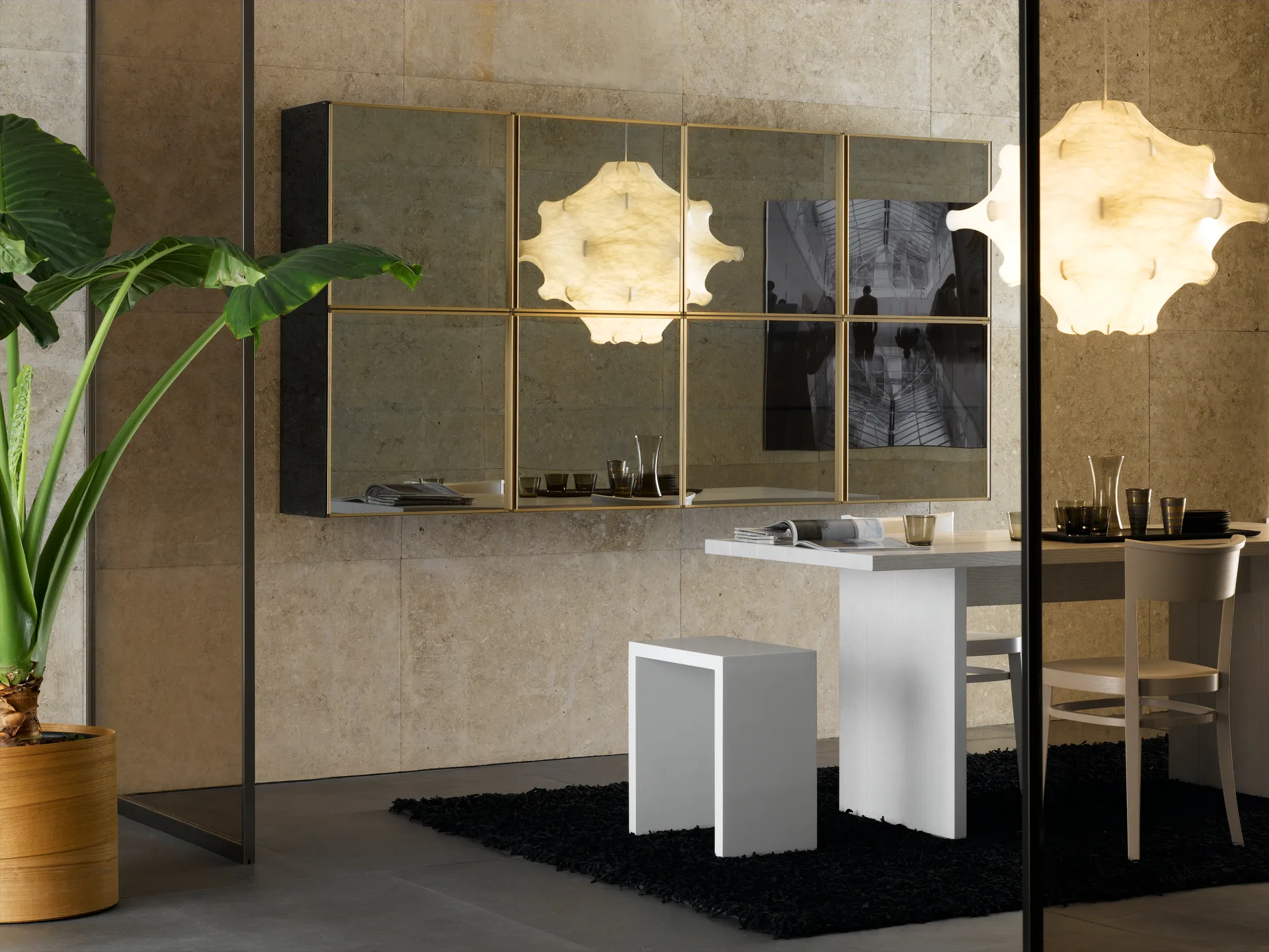 Taraxacum 2 Pendelleuchte, Weiß Flos