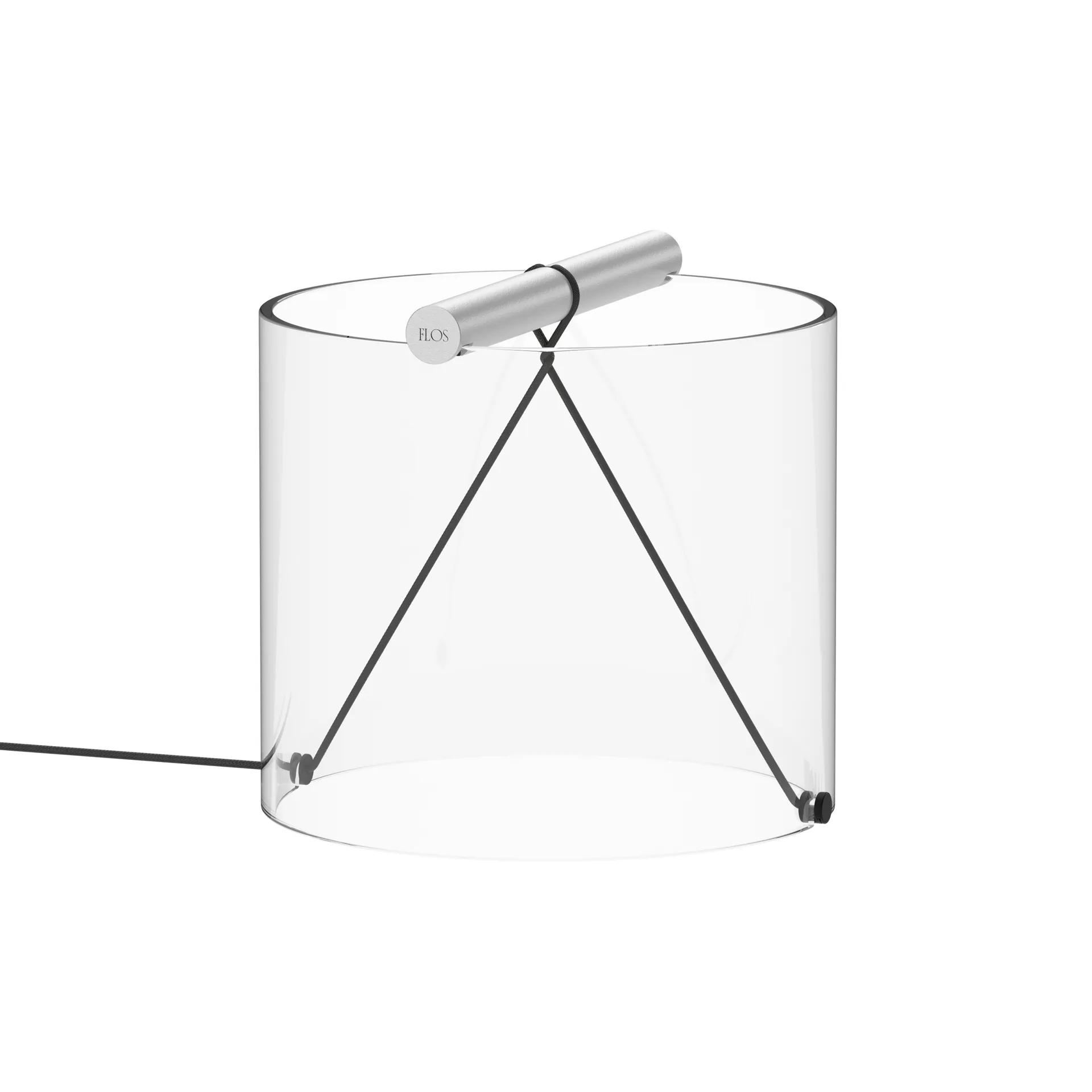 To-Tie T1 Tischleuchte, Anodisiertes Aluminium Flos