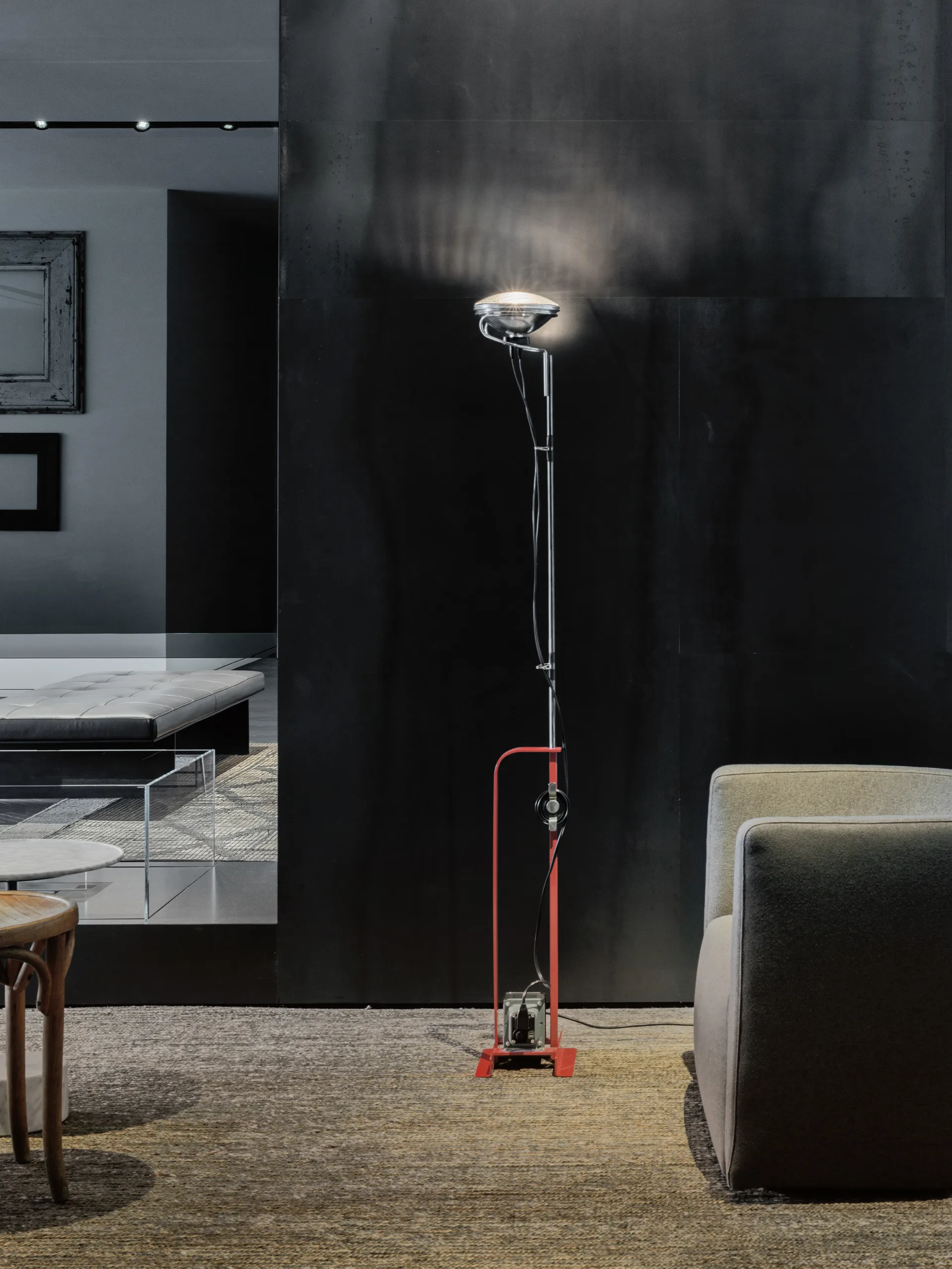 Toio LED-Stehleuchte - Rot (GB),  Flos