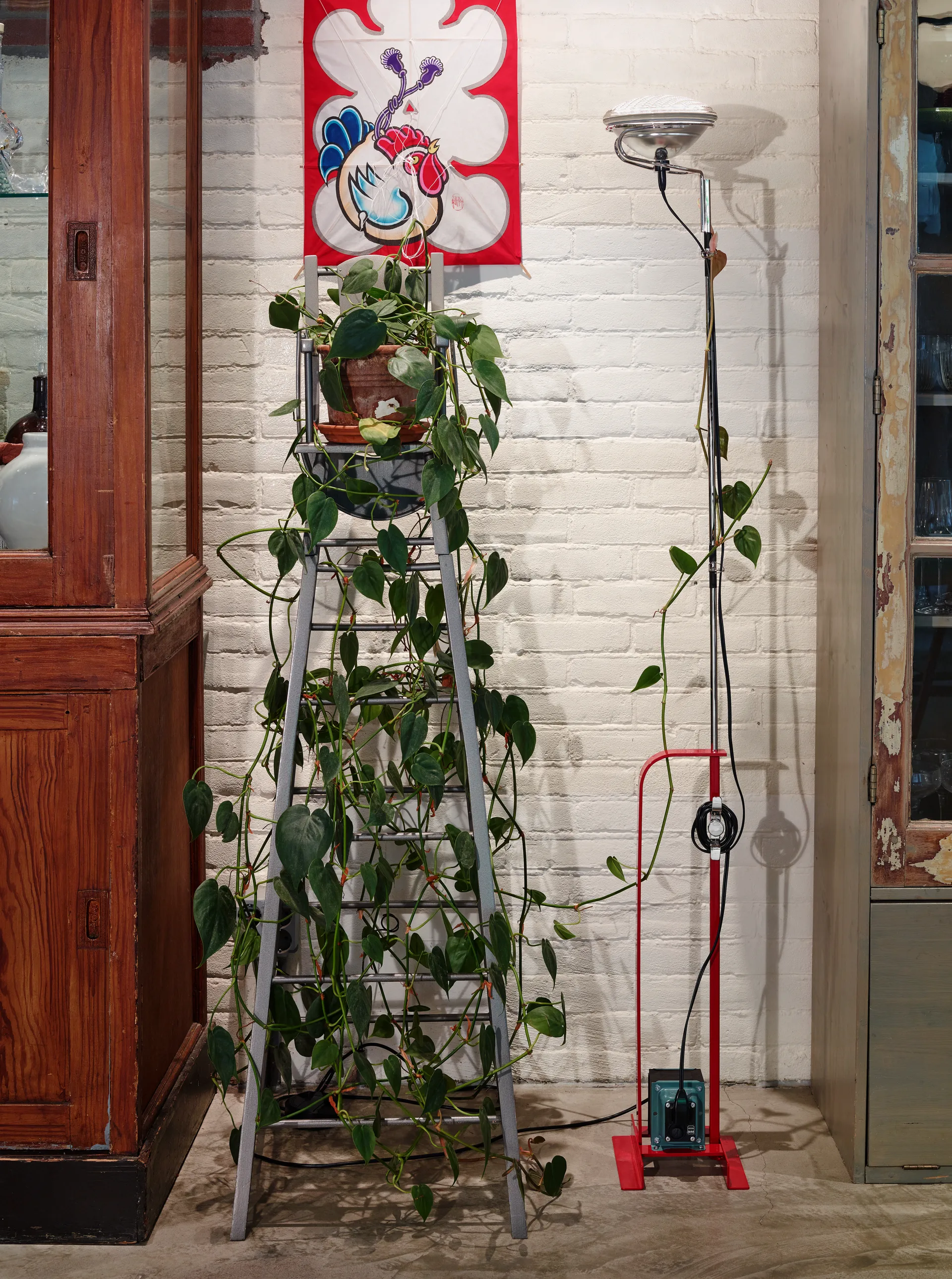 Toio LED-Stehleuchte - Rot (GB),  Flos