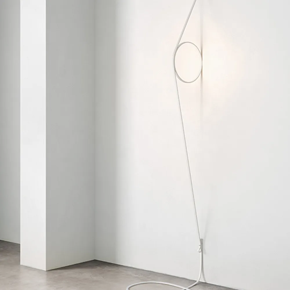 Wirering Wandleuchte, Grau-grau Flos