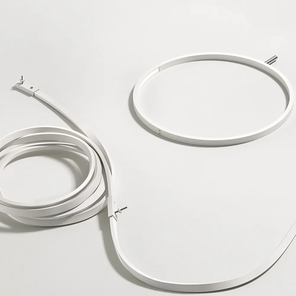 Wirering Wandleuchte, Grau-Schwarz Flos