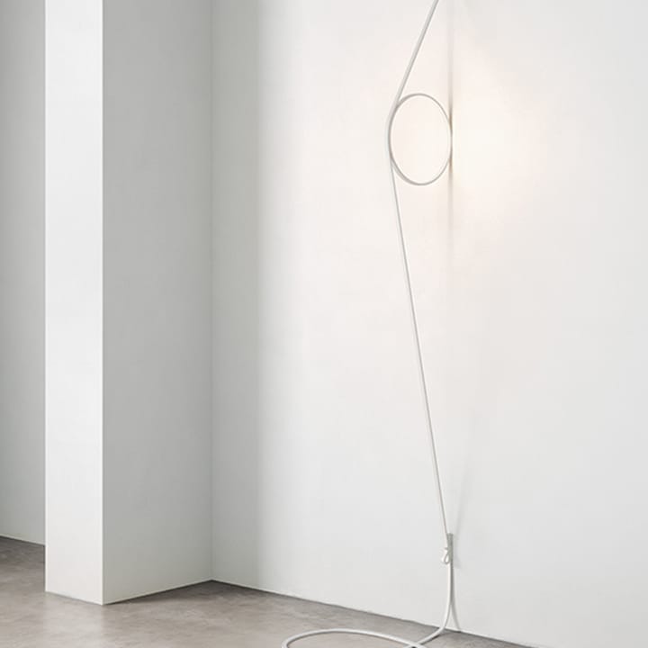 Wirering Wandleuchte, Grau‑weiß Flos