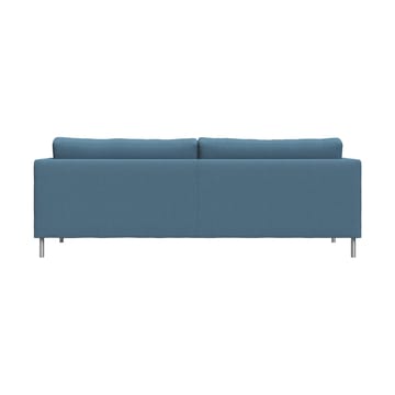 Alex 2,5 Sitz Sofa - Stoff Hiro Light Blue-aluminiumbeine - Fogia