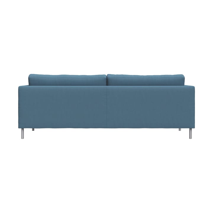 Alex 2,5 Sitz Sofa, Stoff Hiro Light Blue-aluminiumbeine Fogia