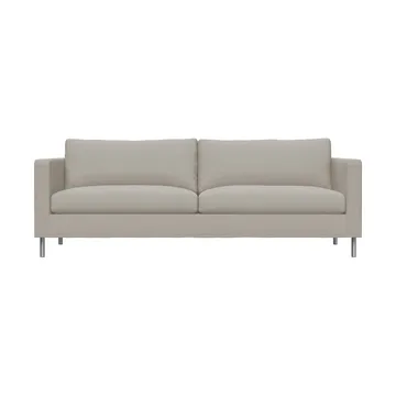 Alex 2,5 Sitz Sofa - Stoff Hiro Sand-aluminiumben - Fogia