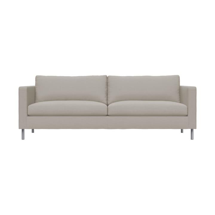 Alex 2,5 Sitz Sofa - Stoff Hiro Sand-aluminiumben - Fogia