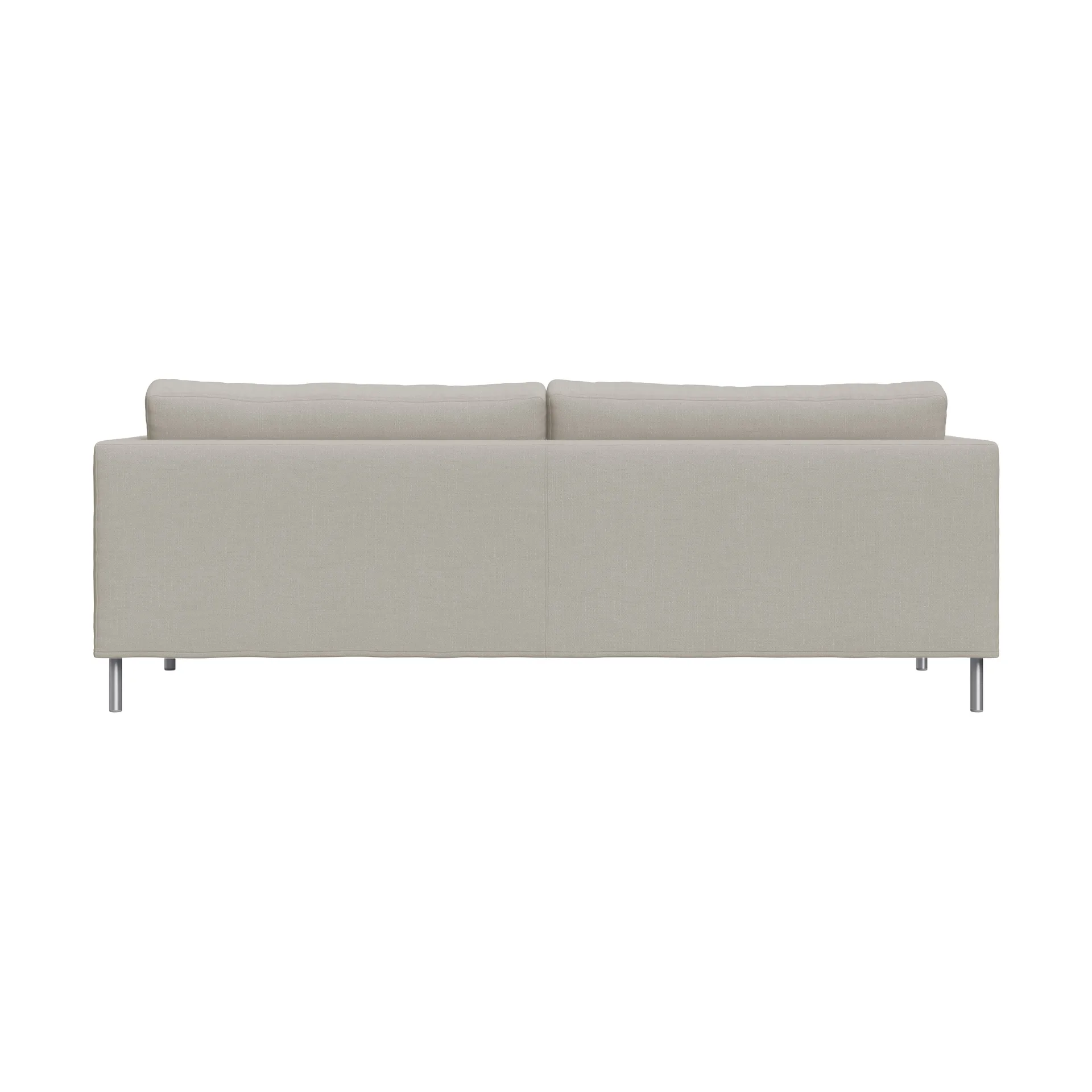 Alex 2,5 Sitz Sofa, Stoff Hiro Sand-aluminiumben Fogia