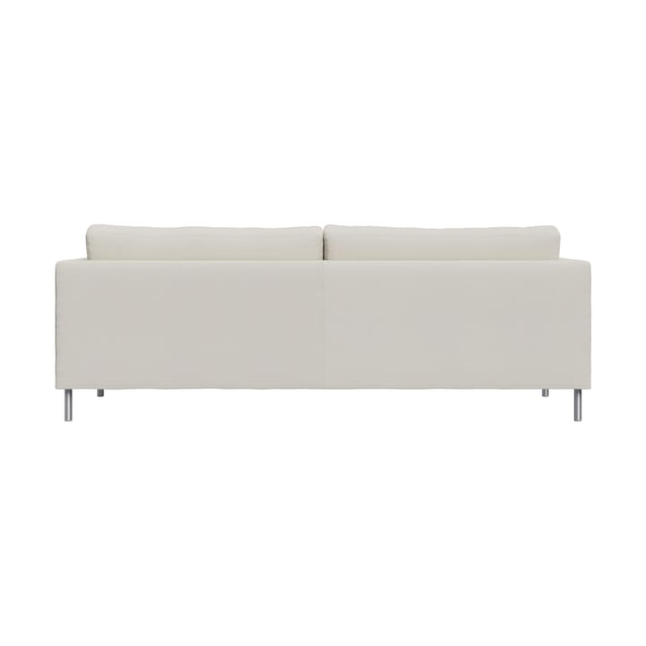 Alex 2,5 Sitz Sofa, Stoff Hiro White-aluminiumbeine Fogia