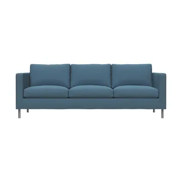 Alex 3 Sitz Sofa - Stoff Hiro Light Blue-aluminiumbein - Fogia