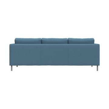 Alex 3 Sitz Sofa - Stoff Hiro Light Blue-aluminiumbein - Fogia