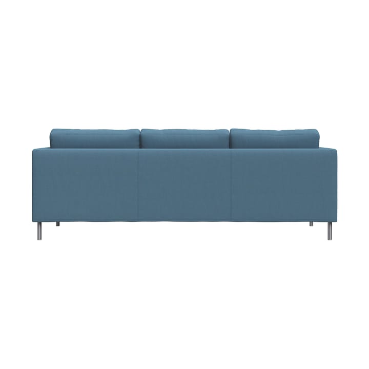 Alex 3 Sitz Sofa, Stoff Hiro Light Blue-aluminiumbein Fogia