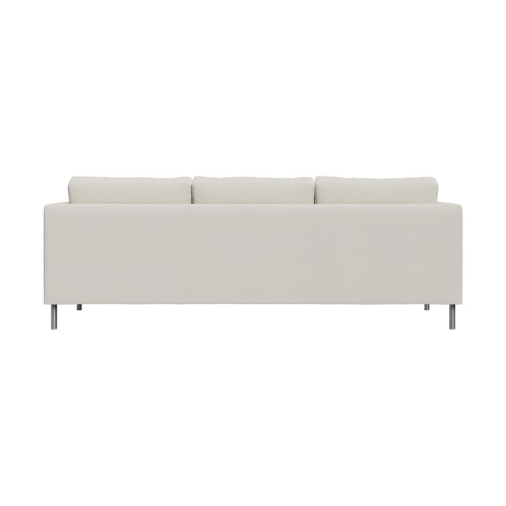 Alex 3 Sitz Sofa, Stoff Hiro White-aluminiumbein Fogia