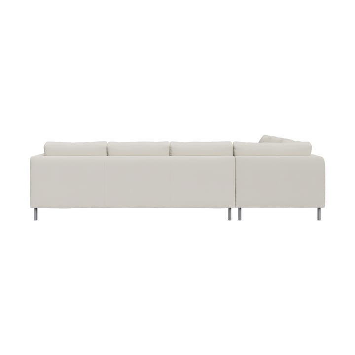Alex Ecksofa, Stoff Hiro White-aluminiumbeine Fogia