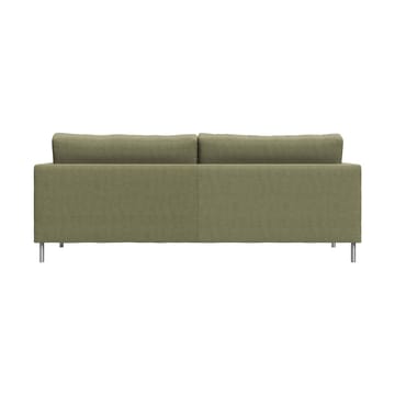 Alex High 2,5-Sitz Sofa - Stoff Hiro Lightgreen-aluminiumbein - Fogia
