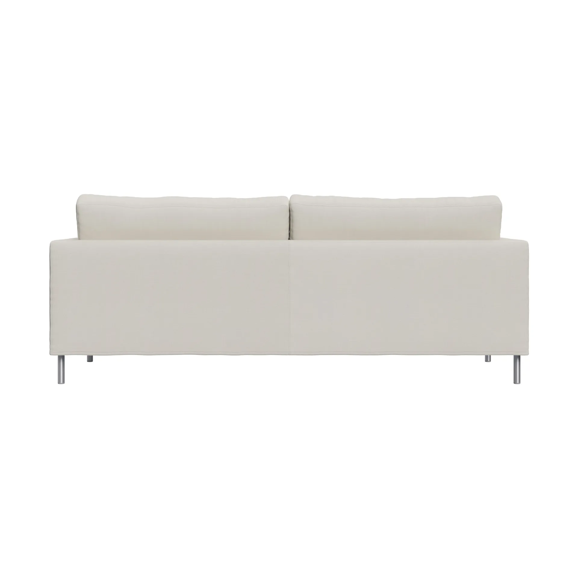 Alex High 2,5-Sitz Sofa, Stoff Hiro White-aluminiumbein Fogia