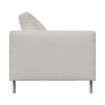 Alex High 2,5-Sitz Sofa - Stoff Hiro White-aluminiumbein - Fogia