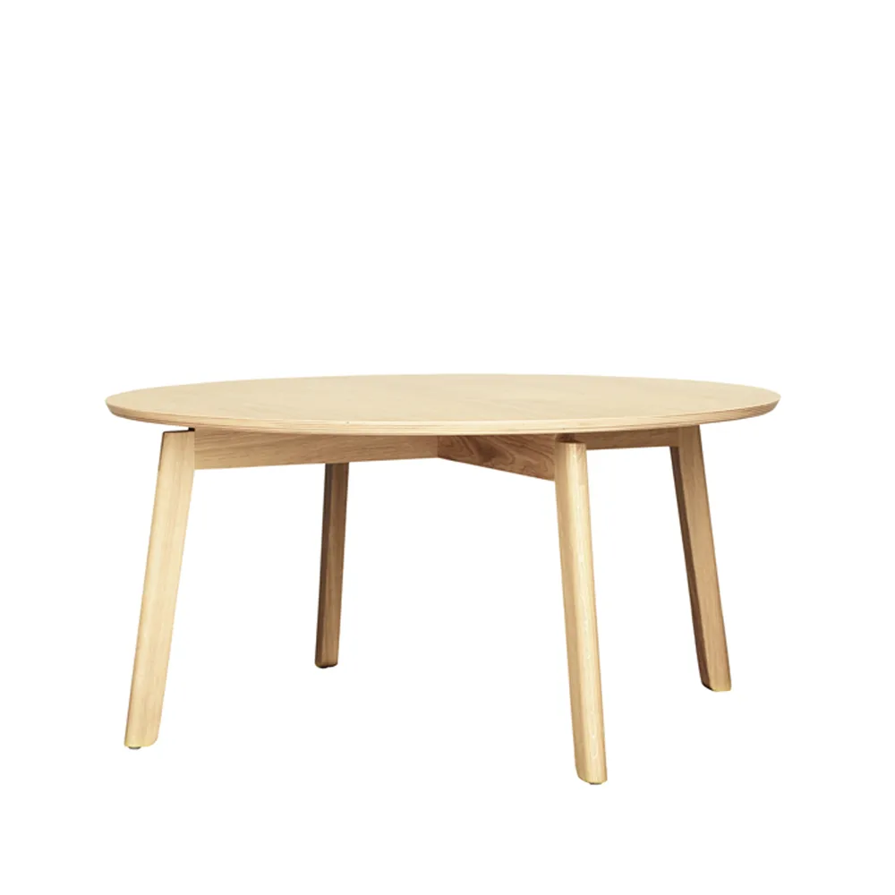Area Couchtisch, Eiche mattlack, ø80 h.39 cm Fogia